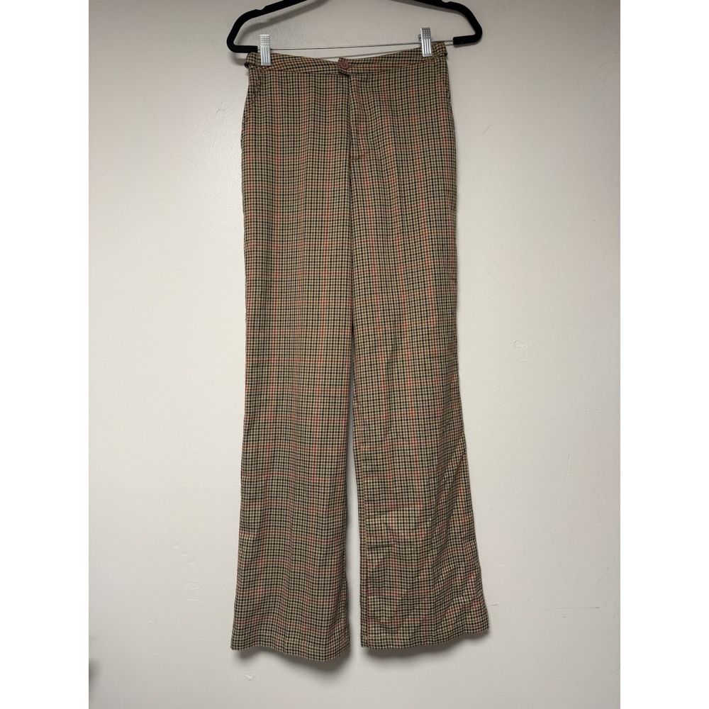 J‎ Galt Shanghai Plaid Wide Leg Pants Women's Size Small